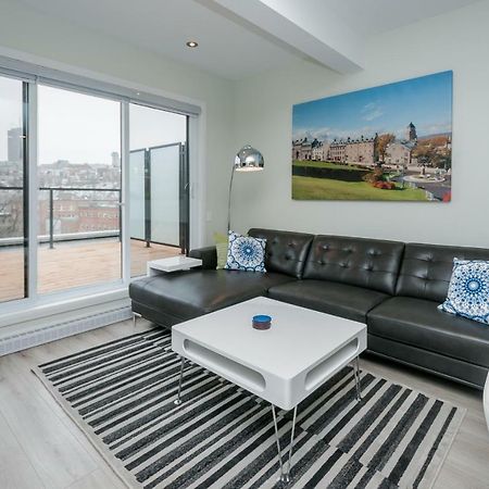 Penthouse On Charest - With Parking And Gym Apartman Québec Kültér fotó
