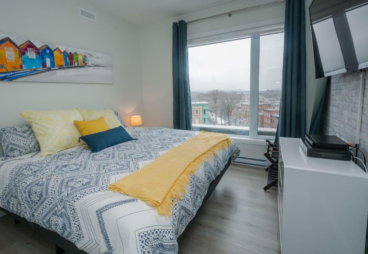Penthouse On Charest - With Parking And Gym Apartman Québec Kültér fotó