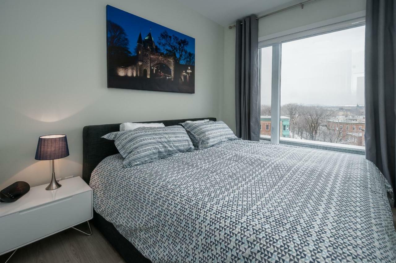 Penthouse On Charest - With Parking And Gym Apartman Québec Kültér fotó