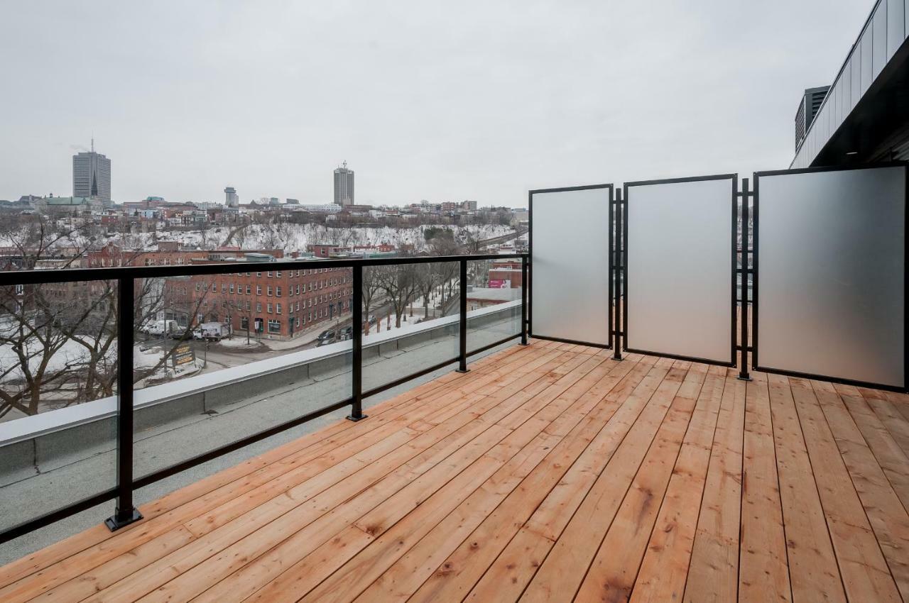Penthouse On Charest - With Parking And Gym Apartman Québec Kültér fotó